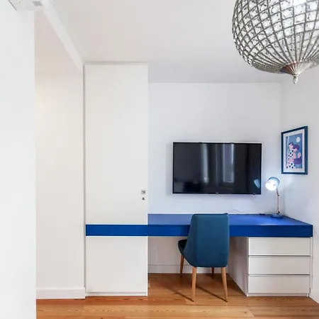 Flh Mouraria Blue Design With Parking & Pool Lisbona