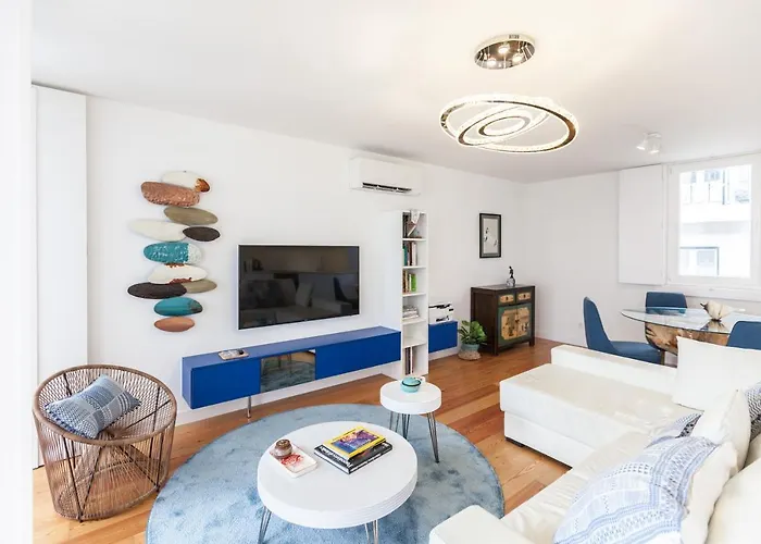 Flh Mouraria Blue Design With Parking & Pool Lägenhet Lisboa